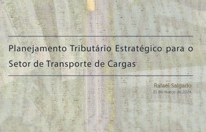 Planejamento Tributário Estratégico para o Setor de Transporte de Cargas